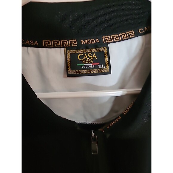 Casa Moda Couture Polo Shirt Mens Black/White Extra Large (AA6) - Picture 4 of 9